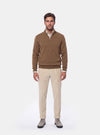 Maglia Mezza Zip Uomo in Misto Cashmere - Fusaro Antonio dal 1893 - Fusaro Antonio
