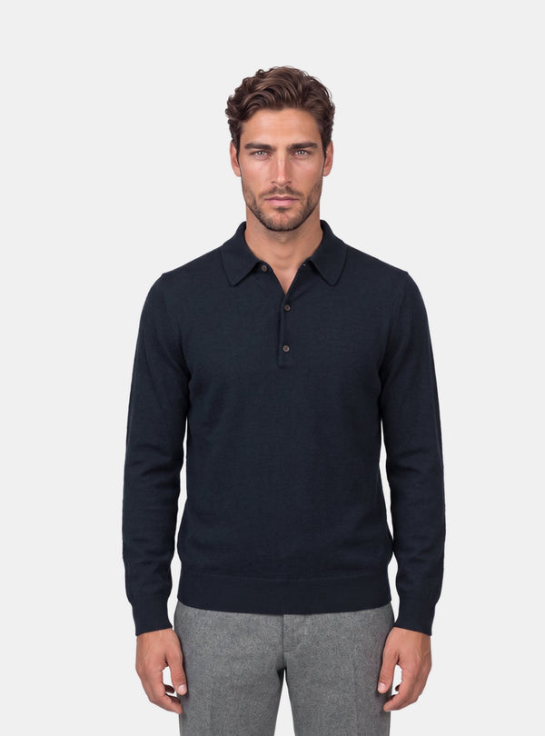 Maglia Polo Uomo in Lana e Cashmere - Fusaro Antonio dal 1893 - Fusaro Antonio