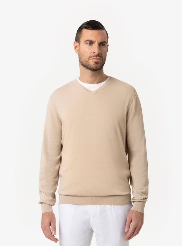 Maglia Scollo V Uomo in Cotone - Fusaro Antonio dal 1893 - Fusaro Antonio