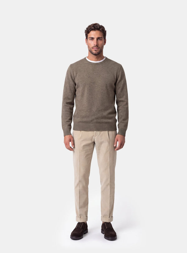Maglione Uomo Girocollo in Lana e Cashmere - Fusaro Antonio dal 1893 - Fusaro Antonio