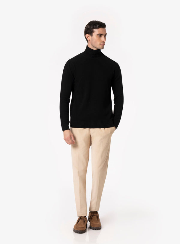 Neviera – Maglia Collo Alto Uomo in Lana e Cashmere - Fusaro Antonio dal 1893 - Fusaro Antonio