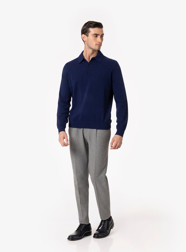 Ortisei – Maglia Polo Uomo in Lana e Cashmere - Fusaro Antonio dal 1893 - Fusaro Antonio