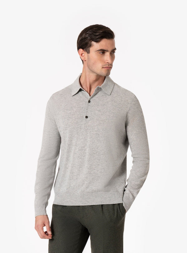 Ortisei – Maglia Polo Uomo in Lana e Cashmere - Fusaro Antonio dal 1893 - Fusaro Antonio