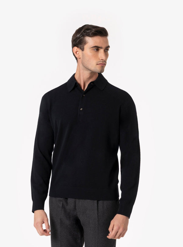 Ortisei – Maglia Polo Uomo in Lana e Cashmere - Fusaro Antonio dal 1893 - Fusaro Antonio