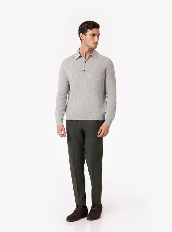 Ortisei – Maglia Polo Uomo in Lana e Cashmere - Fusaro Antonio dal 1893 - Fusaro Antonio