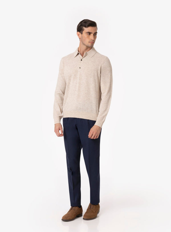 Ortisei – Maglia Polo Uomo in Lana e Cashmere - Fusaro Antonio dal 1893 - Fusaro Antonio