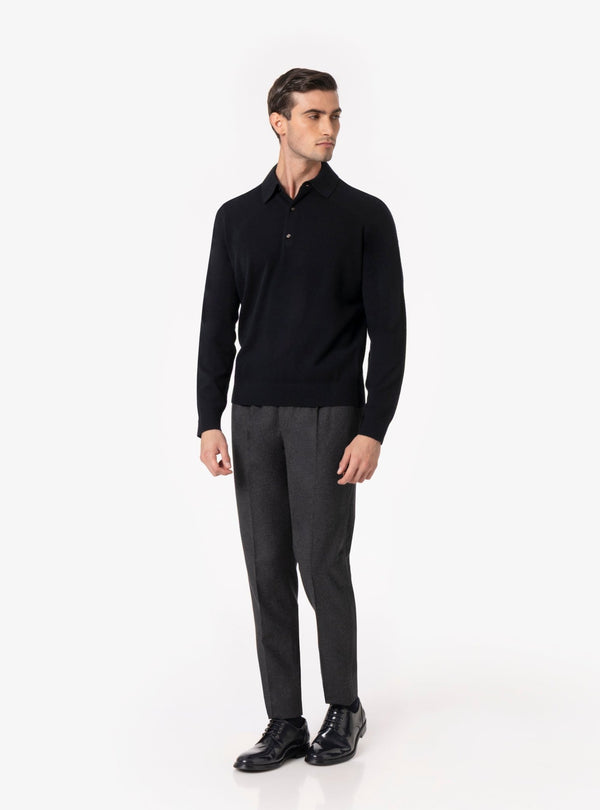 Ortisei – Maglia Polo Uomo in Lana e Cashmere - Fusaro Antonio dal 1893 - Fusaro Antonio