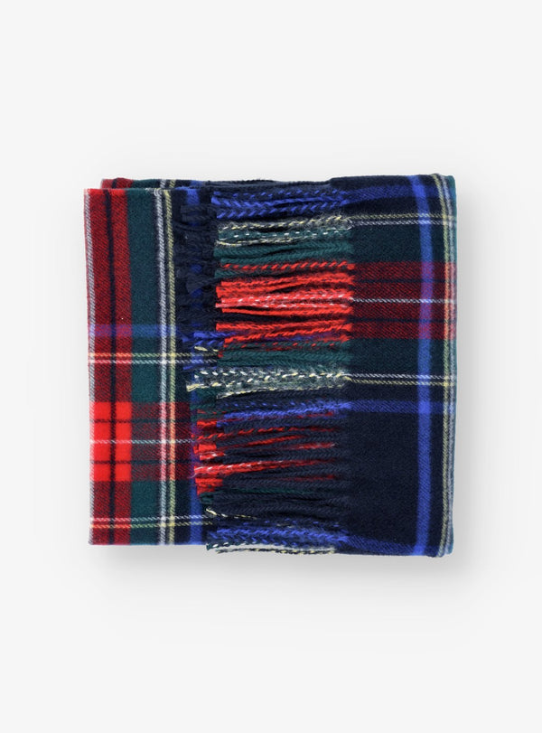 Ortisei – Sciarpa Uomo Scozzese in Misto Lana, Calda ed Elegante - Fusaro Antonio dal 1893 - Fusaro Antonio