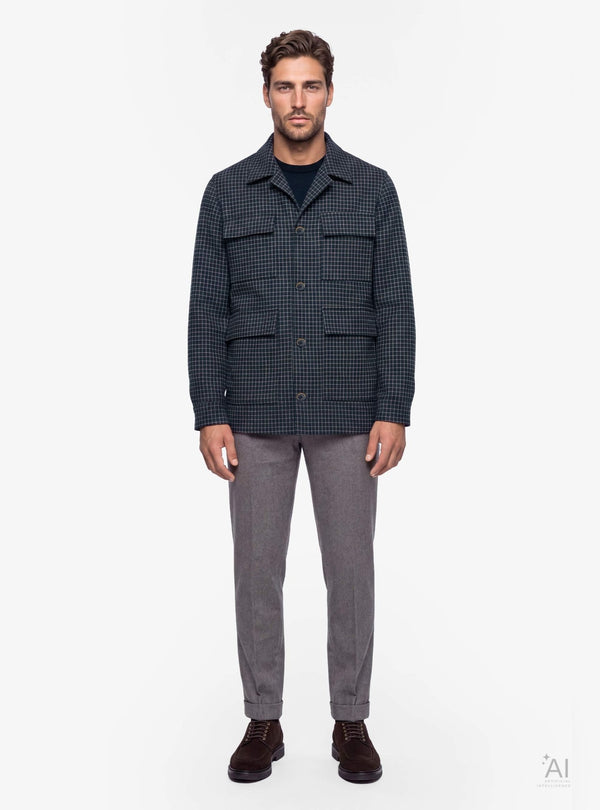Over Jacket Uomo in Lana - Fusaro Antonio dal 1893 - Fusaro Antonio