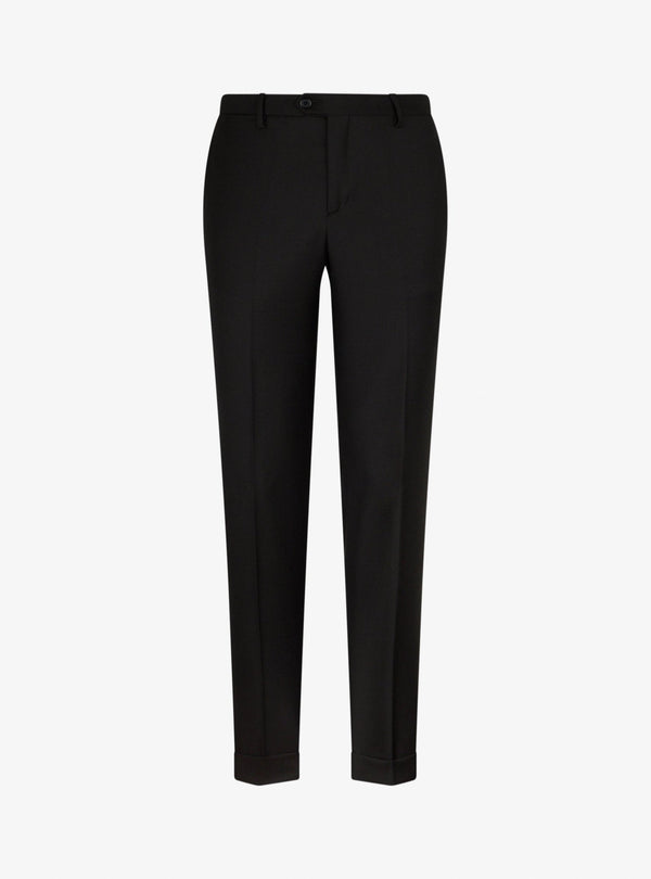 Pantalone in Tessuto di Tasmania con Tasche America e Risvolti - Voyager - Fusaro Antonio dal 1893 - Fusaro Antonio