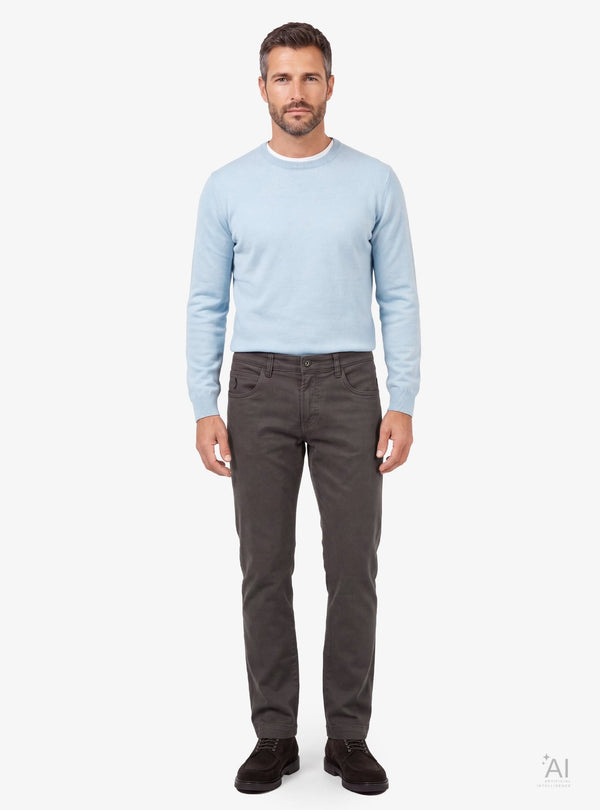 Pantalone Uomo 5 Tasche in Misto Cotone - Fusaro Antonio dal 1893 - Fusaro Antonio