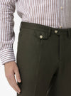 Pantalone Uomo con Taschino in Misto Lino - Fusaro Antonio dal 1893 - Fusaro Antonio