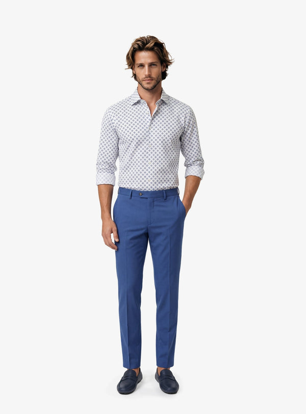 Pantalone Uomo Tinta Unita in Cotone - Fusaro Antonio dal 1893 - Fusaro Antonio