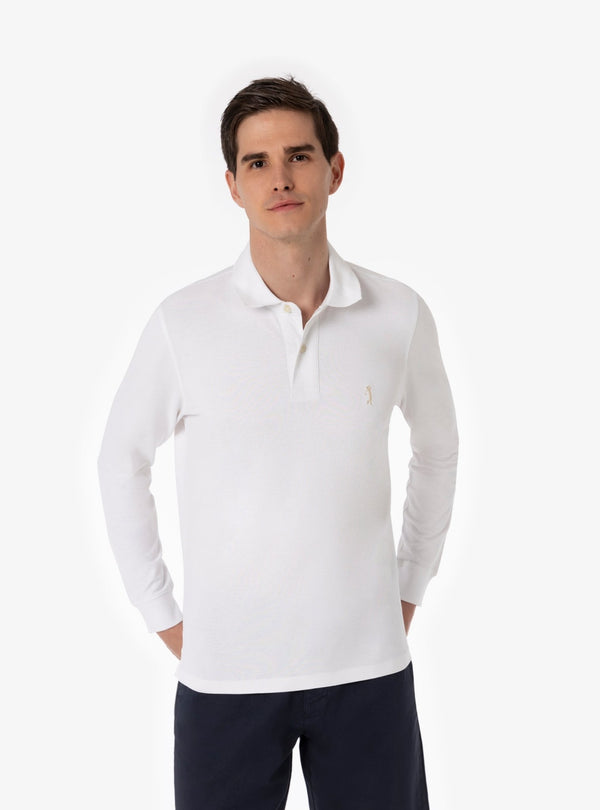 Polo in Cotone Piquet Manica Lunga - Gadd - Fusaro Antonio dal 1893 - Fusaro Antonio