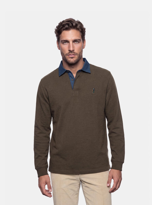Polo Uomo Manica Lunga in Cotone - Fusaro Antonio dal 1893 - Fusaro Antonio