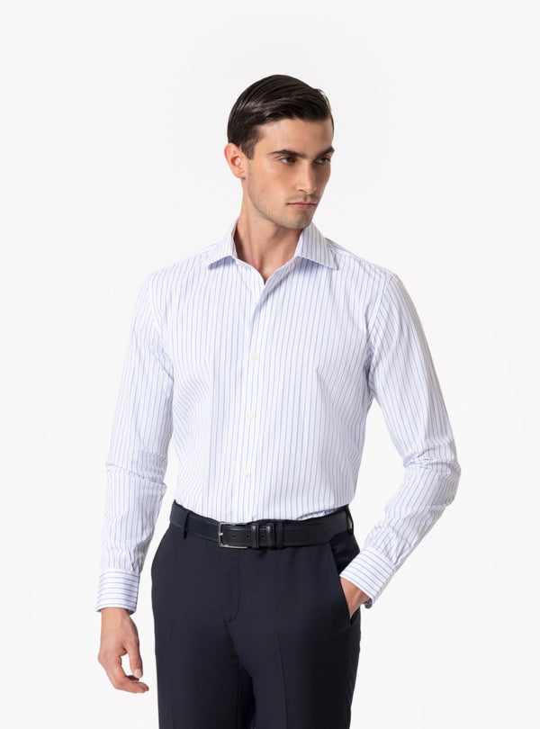 Ravenna – Camicia Uomo Regular Fit a Manica Lunga con Collo Francese - Fusaro Antonio dal 1893 - Fusaro Antonio