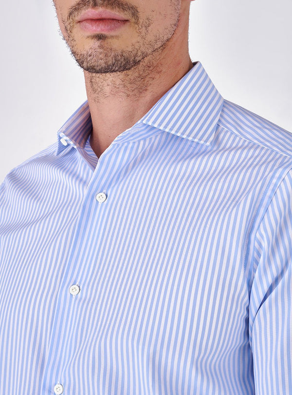 Ravenna – Camicia Uomo Regular Fit a Manica Lunga con Collo Francese - Fusaro Antonio dal 1893 - Fusaro Antonio