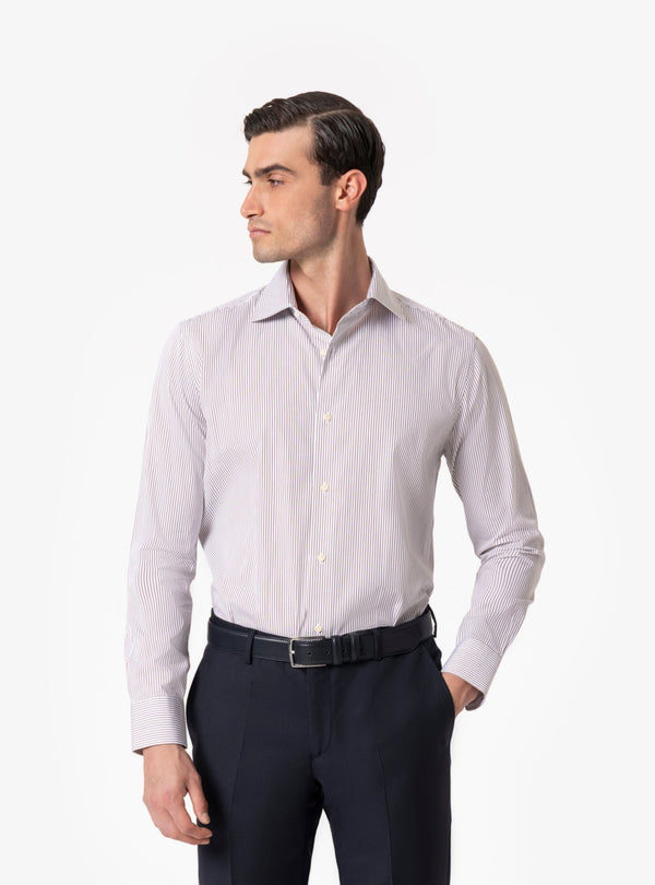 Ravenna – Camicia Uomo Regular Fit a Manica Lunga con Collo Francese - Fusaro Antonio dal 1893 - Fusaro Antonio