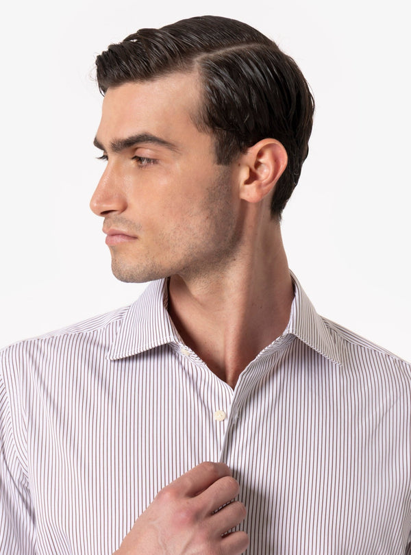 Ravenna – Camicia Uomo Regular Fit a Manica Lunga con Collo Francese - Fusaro Antonio dal 1893 - Fusaro Antonio