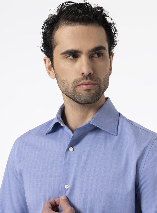 Ravenna – Camicia Uomo Regular Fit a Manica Lunga con Collo Francese - Fusaro Antonio dal 1893 - Fusaro Antonio