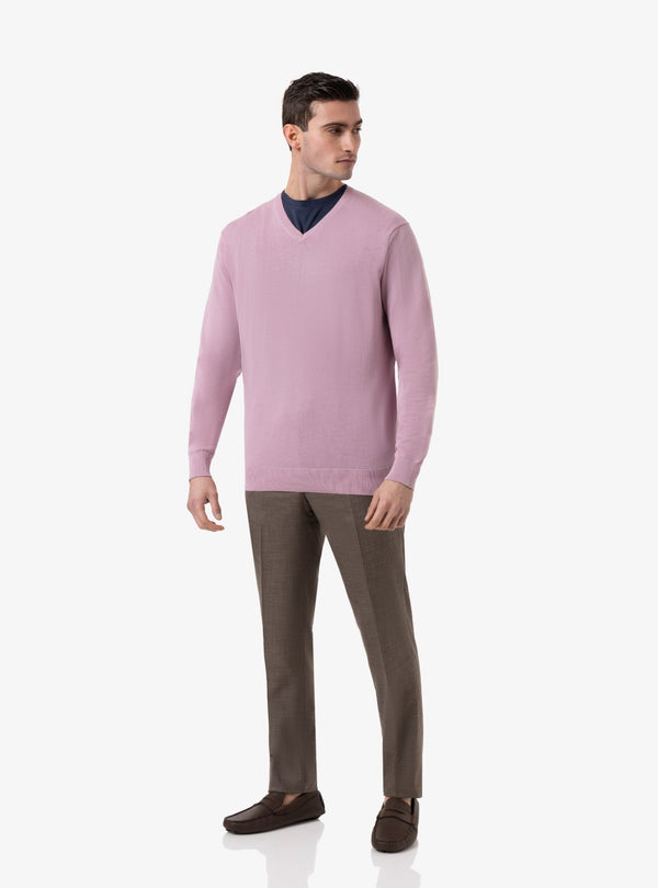 Sable Doré – Maglia in Cotone con Scollo a V - Fusaro Antonio dal 1893 - Fusaro Antonio