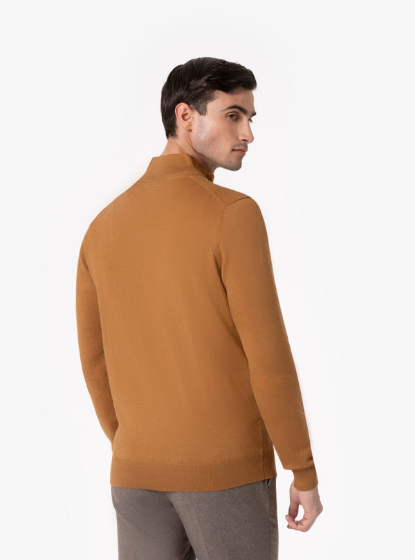 Selvino – Maglia Uomo Mezza Zip in Lana Merinos - Fusaro Antonio dal 1893 - Fusaro Antonio