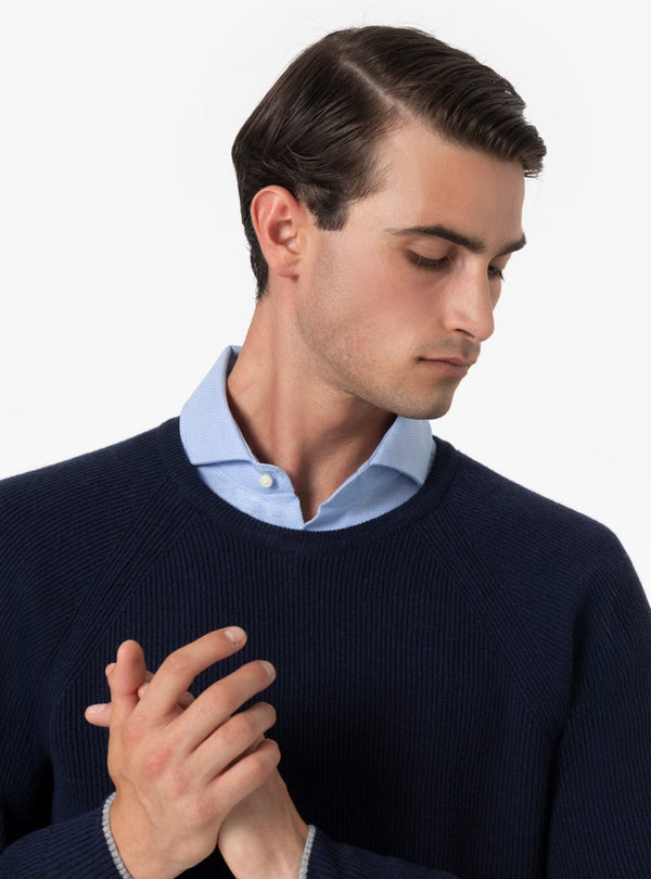 Serino – Maglia Uomo Inglese in Lana e Cashmere - Fusaro Antonio dal 1893 - Fusaro Antonio