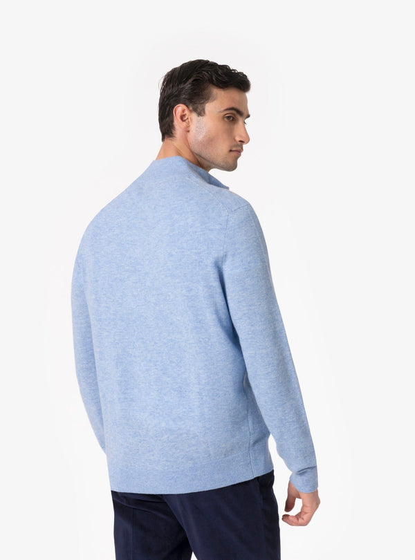 Sibari – Maglia Uomo Mezza Zip in Lana e Cashmere - Fusaro Antonio dal 1893 - Fusaro Antonio