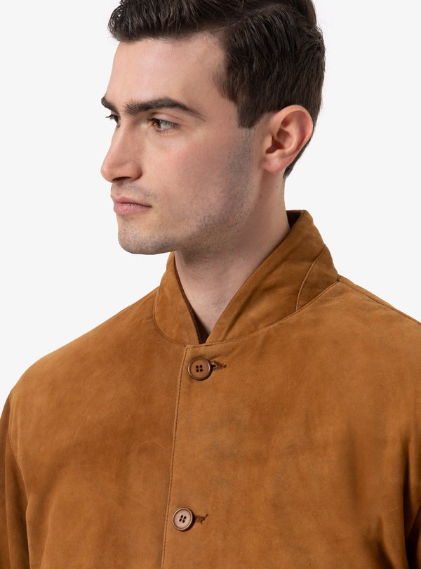 Sirocco – Bomber in Camoscio con Bottoni - Fusaro Antonio dal 1893 - Fusaro Antonio