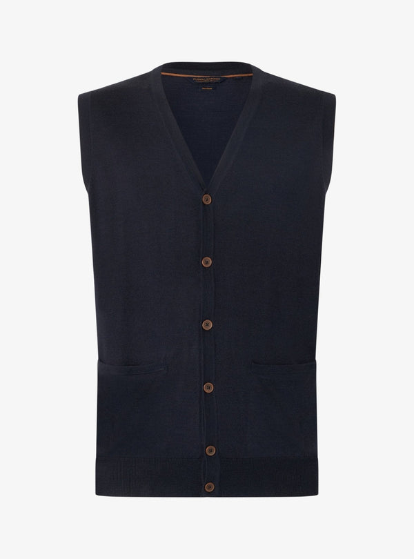 Smanicato con bottoni in lana merinos - Teddy - Fusaro Antonio dal 1893 - Fusaro Antonio