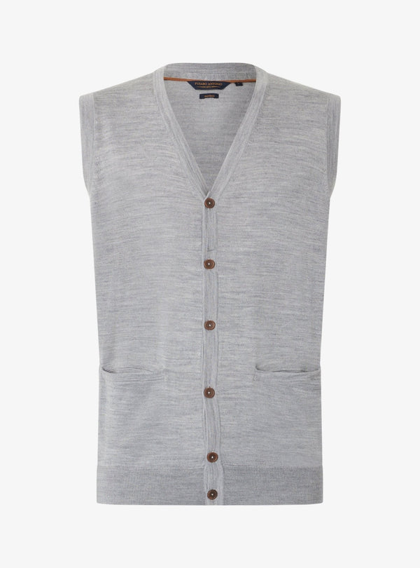 Smanicato con bottoni in lana merinos - Teddy - Fusaro Antonio dal 1893 - Fusaro Antonio