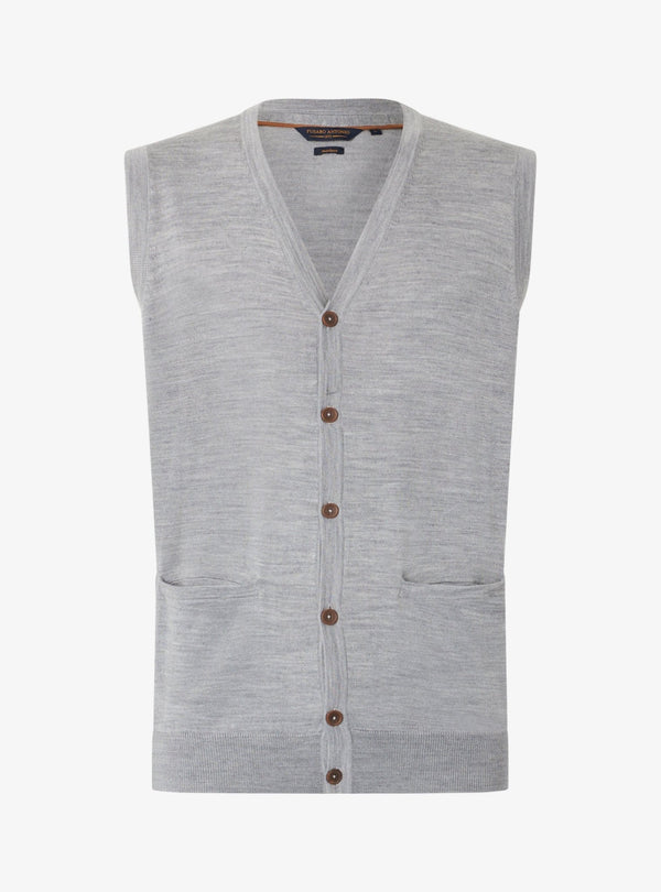 Smanicato con bottoni in lana merinos - Teddy - Fusaro Antonio dal 1893 - Fusaro Antonio