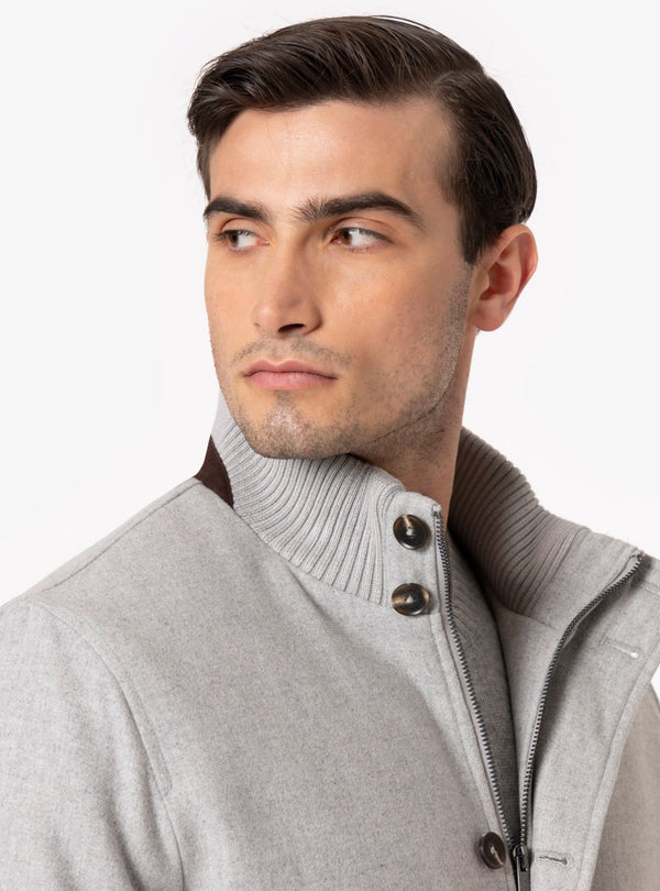 Stelvio – Giubbino Bomber Uomo in Lana Misto - Fusaro Antonio dal 1893 - Fusaro Antonio