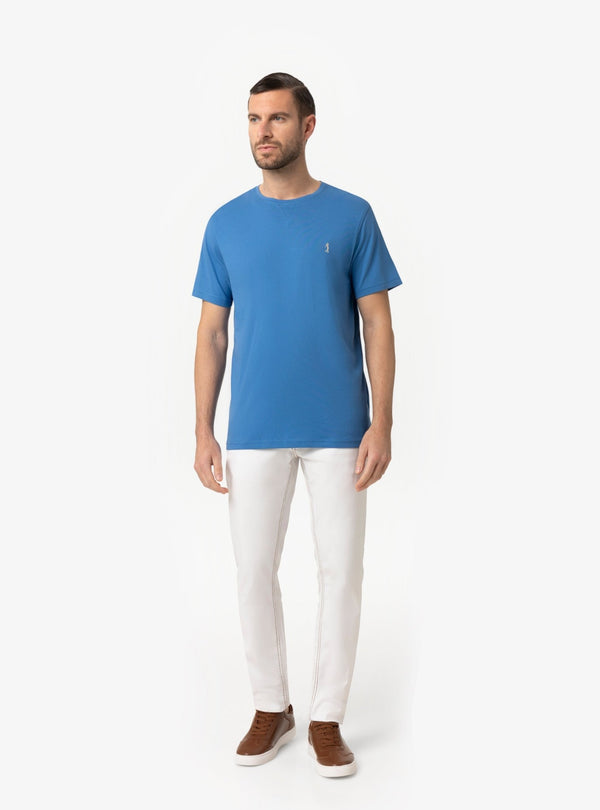 T-Shirt Basic Uomo con Logo in Cotone Primavera/Estate - Fusaro Antonio dal 1893 - Fusaro Antonio