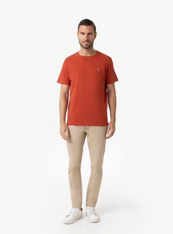 T-Shirt Basic Uomo con Logo in Cotone Primavera/Estate - Fusaro Antonio dal 1893 - Fusaro Antonio