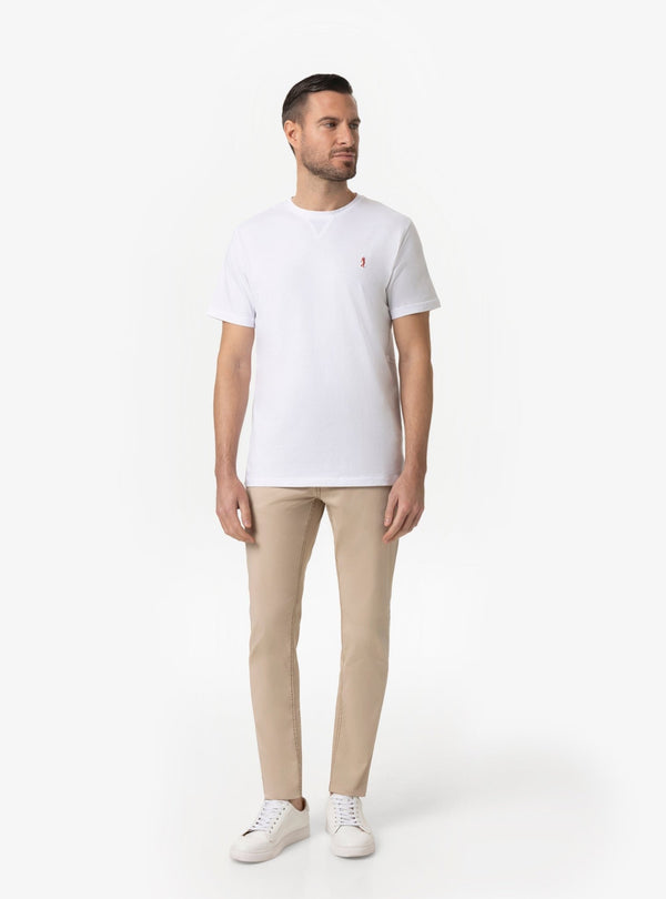 T-Shirt Basic Uomo con Logo in Cotone Primavera/Estate - Fusaro Antonio dal 1893 - Fusaro Antonio