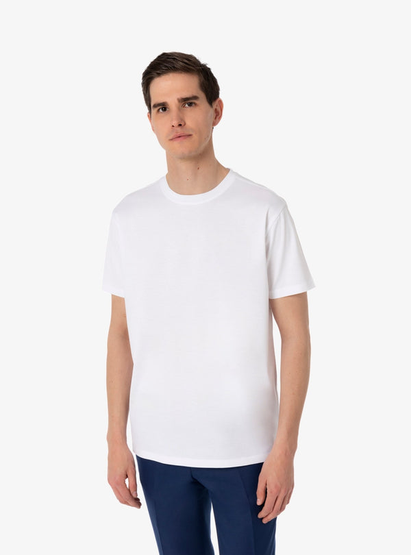 T-Shirt "Scozia Vibes" in Filo di Scozia - Fusaro Antonio dal 1893 - Fusaro Antonio