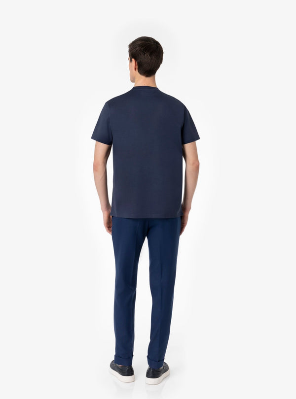 T-Shirt "Scozia Vibes" in Filo di Scozia - Fusaro Antonio dal 1893 - Fusaro Antonio