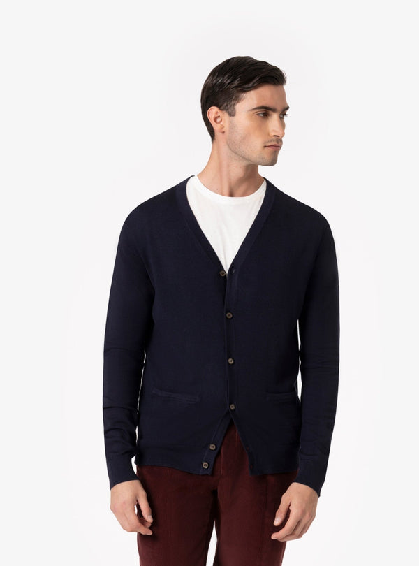 Trento – Cardigan Uomo in Lana Merino - Fusaro Antonio dal 1893 - Fusaro Antonio