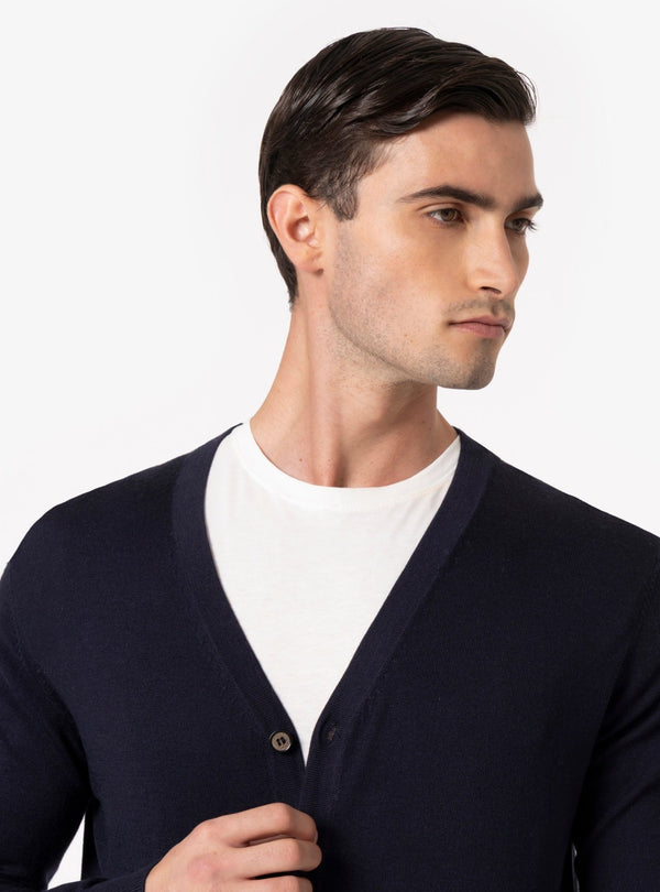 Trento – Cardigan Uomo in Lana Merino - Fusaro Antonio dal 1893 - Fusaro Antonio