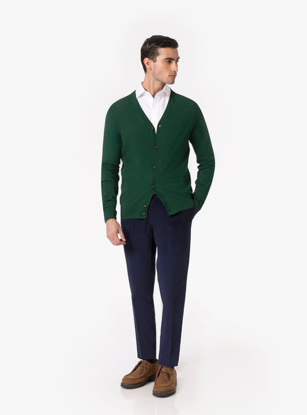 Trento – Cardigan Uomo in Lana Merino - Fusaro Antonio dal 1893 - Fusaro Antonio