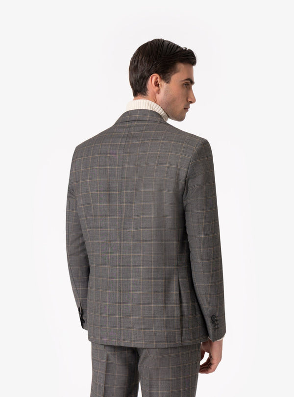 Verona – Abito Uomo in Lana a Quadri con Tasche a Toppa - Fusaro Antonio dal 1893 - Fusaro Antonio