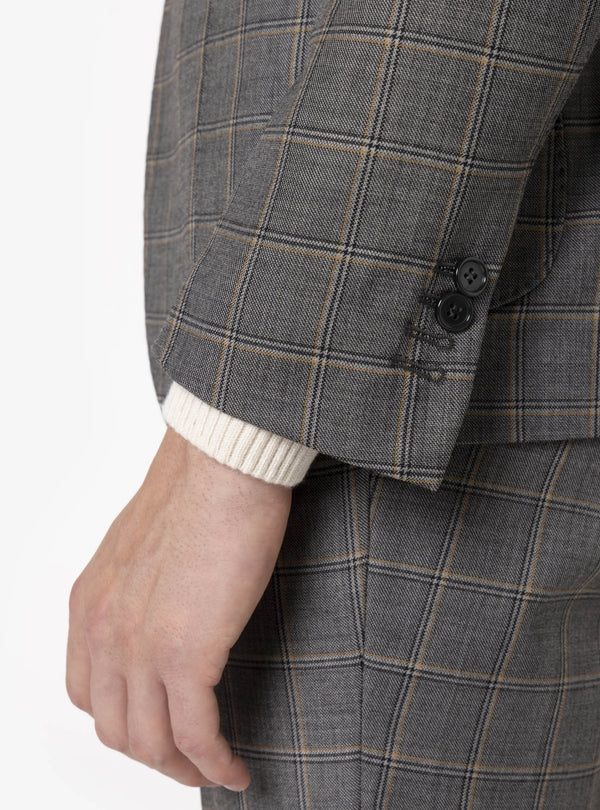 Verona – Abito Uomo in Lana a Quadri con Tasche a Toppa - Fusaro Antonio dal 1893 - Fusaro Antonio