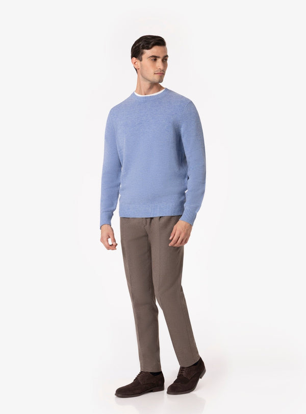 Vico – Maglia Girocollo Uomo in Misto Lana - Fusaro Antonio dal 1893 - Fusaro Antonio