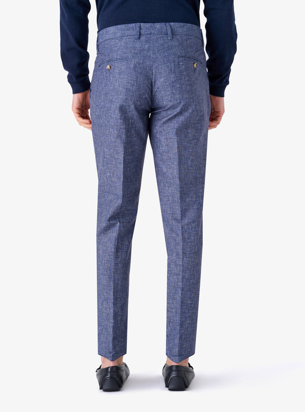 Pantalone Slim in lino cotone - Tod