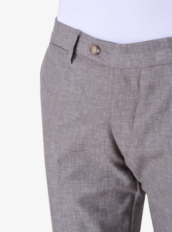 Pantalone Slim in lino cotone - Tod