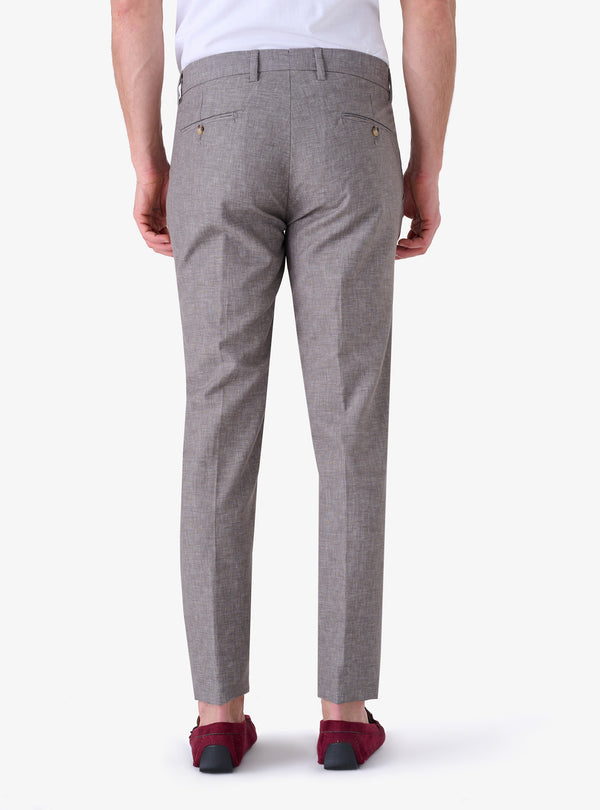 Pantalone Slim in lino cotone - Tod