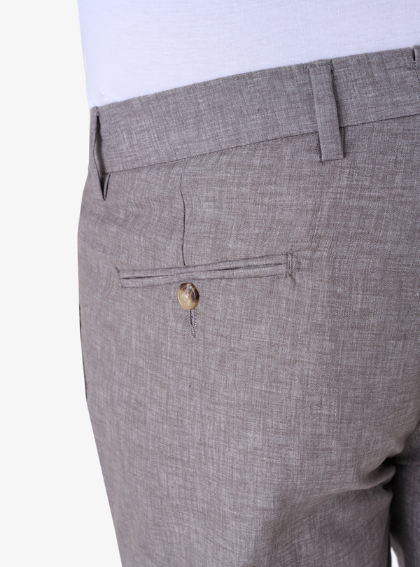 Pantalone Slim in lino cotone - Tod
