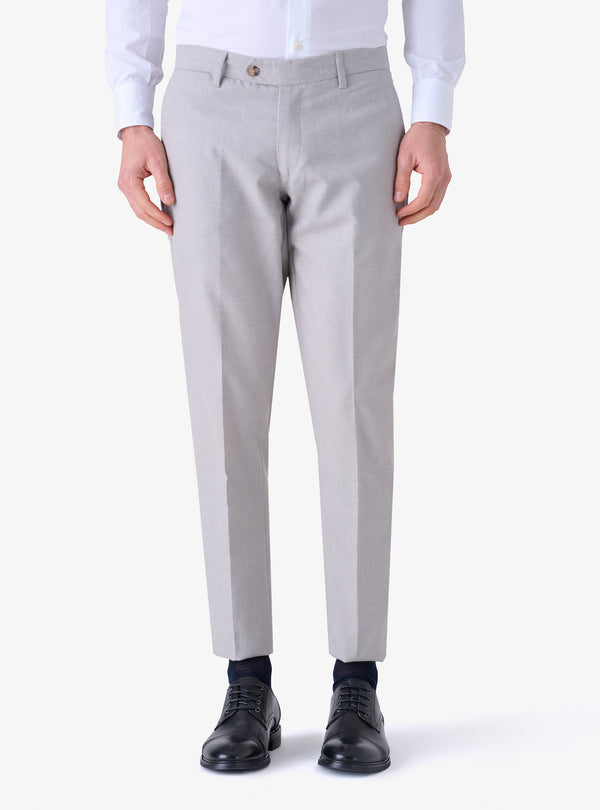 Pantalone Slim in lino cotone - Tod