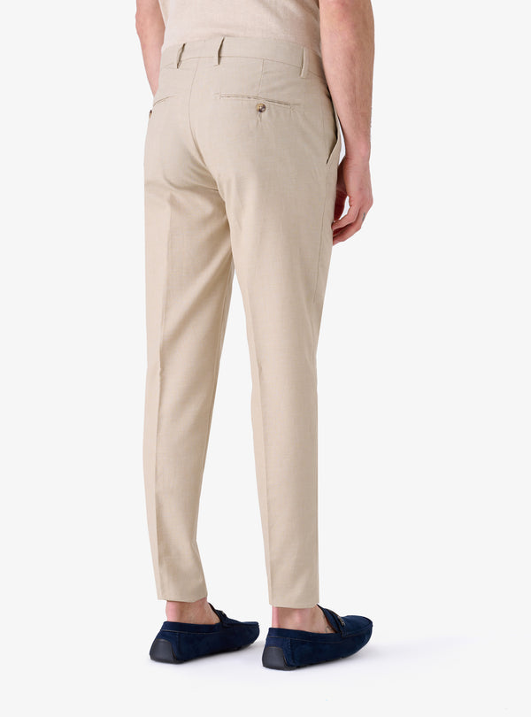 Pantalone Slim in lino cotone - Tod